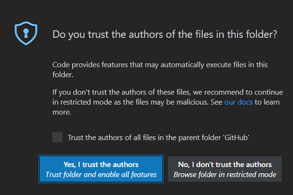 VS Code screen shot showing Sync Changes button